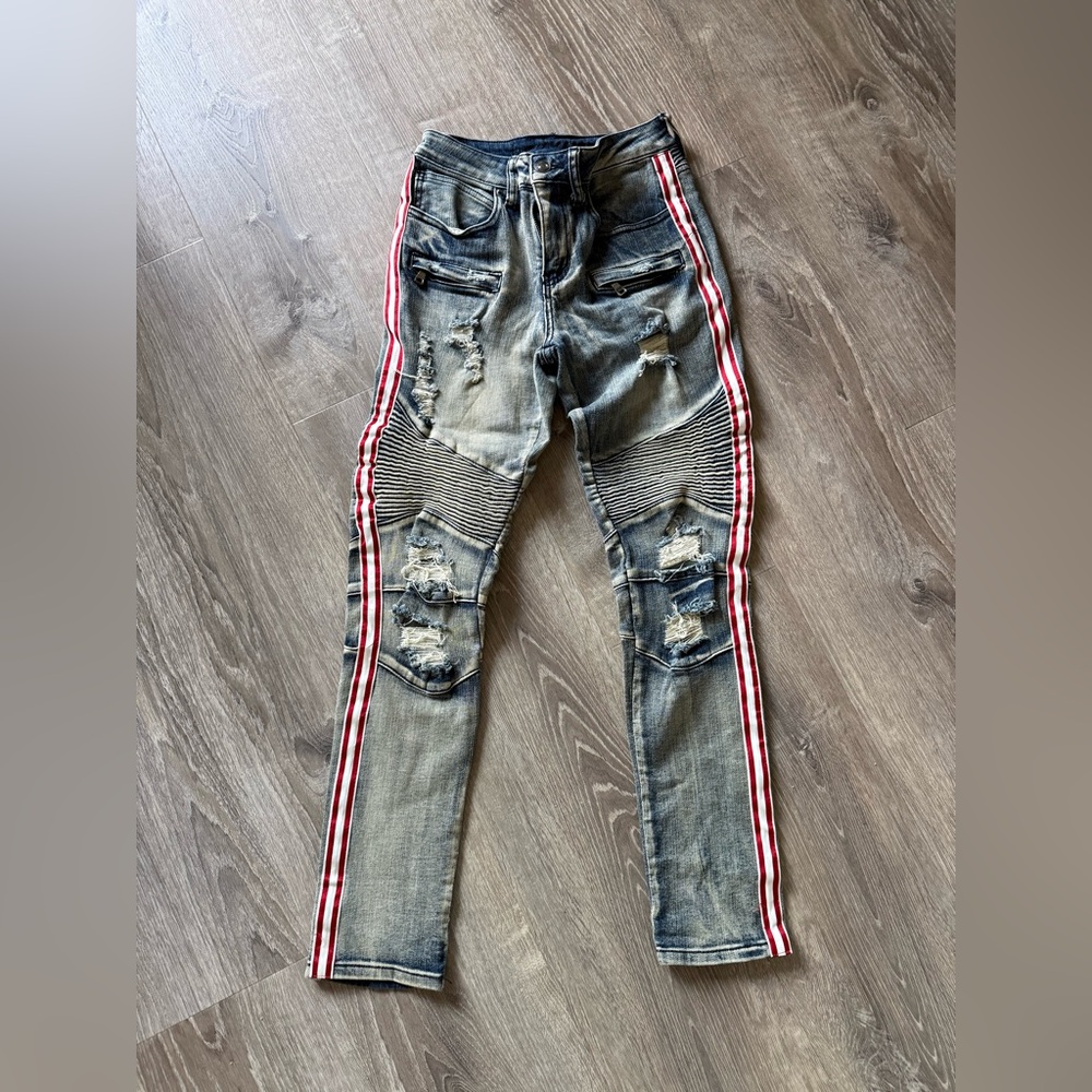 Rue 21 Premium Jeans Skinny "Supreme Flex" Vintage Denim Size 27/30